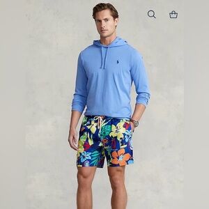 Polo Ralph Lauren 5.75-Inch Traveler Classic Swim Trunk Sz L